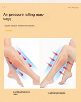 Masseur de jambes à pression d'air NINGDECRIUS avec contrôle de la minuterie et airbag pour le mollet et le pied