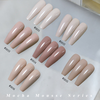 Moka Mousse Série 2025 Nouveau Style Longue Durée LED UV Gel Vernis À Ongles Bouteille Emballage