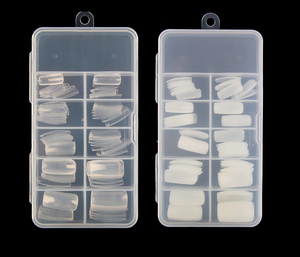 100 <span class=keywords><strong>Uñas</strong></span> Postizas <span class=keywords><strong>Francesas</strong></span> con Cobertura Completa, Manicura, <span class=keywords><strong>Uñas</strong></span> Artificiales para Mujer con Práctica Caja de Almacenamiento para el Cuidado de <span class=keywords><strong>Manos</strong></span> <span class=keywords><strong>y</strong></span> <span class=keywords><strong>Pies</strong></span> - Product Image 4