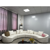 Canapé modulaire sectionnel moderne de haute qualité, personnalisable, en tissu chenille, en forme de L, pour salon, fabrication OEM ODM