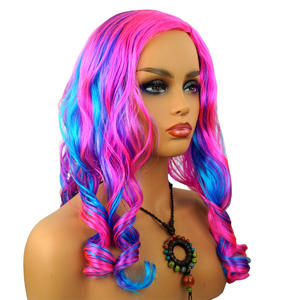 <span class=keywords><strong>Peluca</strong></span> de Cosplay de Descendants, <span class=keywords><strong>disfraz</strong></span> a la moda, precio barato de fábrica - Product Image 3