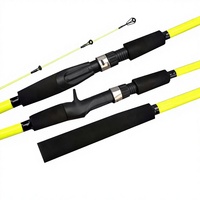 Grosir Pabrik Set Reel Pancing Air Asin 2 Seksi Serat Kaca untuk Tuna dan Bass serta Joran Pancing Murah