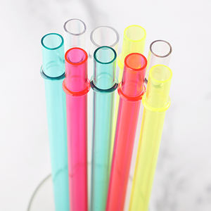 Batido de té de burbujas, batido de leche, pajitas de boba, pajitas reutilizables, pajitas estrechas aptas para lavavajillas reutilizables - Product Image 1