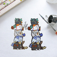 Badge personnalisé en émail dur style anime, épingles de revers avec logo personnalisé, vente en gros, fabricant OEM ODM, collection de cadeaux