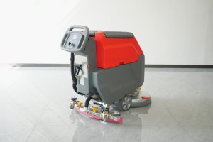 Nouvelle autolaveuse commerciale 28 autopropulsée électrique à eau chaude pour nettoyage et polissage, 48 V, bac de 28 gallons, 1050 W, 73 Ah - Product Image 4