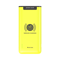 Batterie externe portable 6000 mAh à charge rapide sans fil, chargeur mobile haute capacité pour les professionnels, entrée DC 5W, sortie