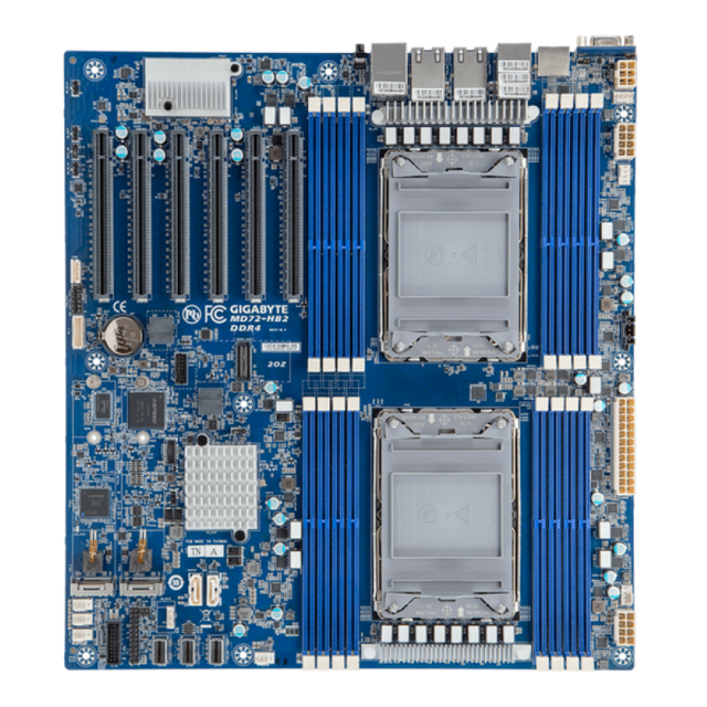 MD72-HB2 E-ATX Server Motherboard with Dual Intel C621A LGA 4189(Socket P+),DDR4 Support