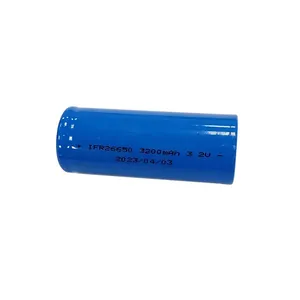 Baterai Silinder 26650 LiFePO4 3.2V 3200mAh Lithium Iron Phosphate 3.2V 3200mAh 26650 Baterai Lithium Isi Ulang - Product Image 3