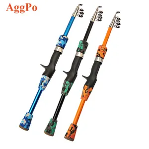 1.3 1.5 1.8 Meter Carbon Fishing Rod Telescopic Camouflage Sea Fishing Pole Durable Fishing Rod 5 6 Section