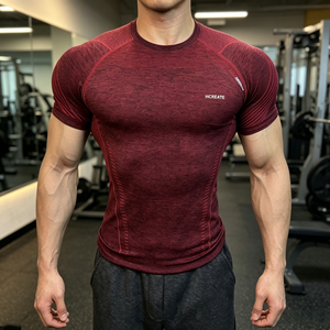 8036 Custom High Elastic <b>Men</b> Gym <b>Compression</b> <b>Shirt</b> Quick Dry Sublimation Print Workout Athletic Fitness Short Sleeve T <b>Shirt</b> - Product Image 1
