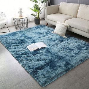 Wholesale Modern Plush Colorful Rainbow Fluffy Luxury and Soft <b>Tie</b> Dye Fluffy Carpet Shaggy Luxury Carpet for Living Room - Product Image 4