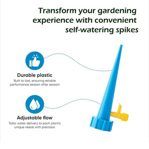 automatique Spike Flower Cone Dripper Dispositif d'arrosage automatique Spike Dripper Garden Plastic Plant Watering Spike - Product Image 5