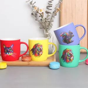 Tazze toccanti morbide in porcellana di ceramica personalizzate personalizzate per tazza di caffè