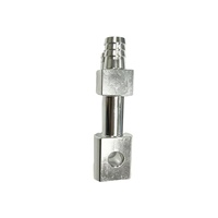 Conector de Refrigeración Líquida de Cobre Rojo Plateado, Conector de Refrigeración Líquida de Precisión Personalizado para Almacenamiento de Energía Renovable