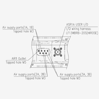 Robot à souder h7 à 6 axes avec machine à souder et torche, charge utile de 7KG