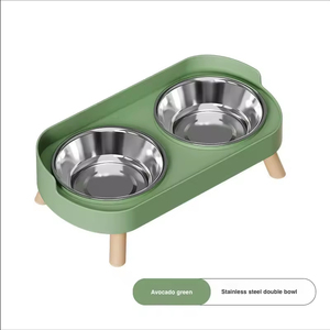 Comedero Automático para Mascotas, Plato de Plástico Resistente a las Hormigas con Botella de Agua Larga para Gatos - Product Image 5