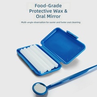 Kit de soins bucco-dentaires orthodontiques 8 pièces avec guide pour fil dentaire, ensemble d'outils de nettoyage pour appareils dentaires, kit dentaire réutilisable pour la maison