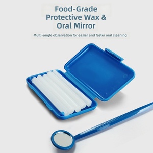 Kit de soins bucco-dentaires orthodontiques 8 pièces avec guide pour fil dentaire, ensemble d'outils de nettoyage pour appareils dentaires, kit dentaire réutilisable pour <span class=keywords><strong>la</strong></span> maison - Product Image 4