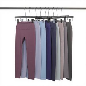 Pantalons de yoga <span class=keywords><strong>LULU</strong></span> originaux pour femmes, sport, taille haute, hanche nue, fitness, course quotidienne, extensible, contrôle du ventre, longueur cheville - Product Image 1