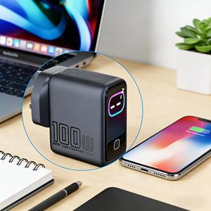 OEM Customized 100w gan charger oem with 3-Port Multi-Device and Ai Display Fast Charging <b>Power</b> <b>Adapter</b> for XIAOMI - Product Image 6