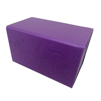 Boîte à cartes de collection, jouet en cuir synthétique Yugioh, boîte de pont à rabat