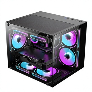 Ordinateurs de bureau de jeu en gros : PC de bureau gaming avec processeur <span class=keywords><strong>i3</strong></span>-<span class=keywords><strong>12100</strong></span>, <span class=keywords><strong>i5</strong></span>-12400, carte mère H610M, 16 Go DDR4, M.2, RX580 - Product Image 2