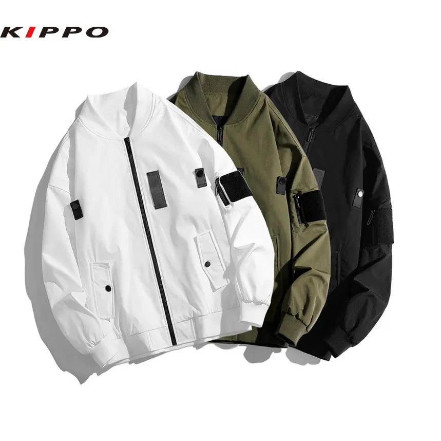 Spring And Fall New Cargo Jacket Casual Clothes Jecket For Man Zip Up Jacket Pilot Jacket