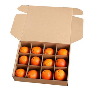 Boîte en <span class=keywords><strong>carton</strong></span> ondulé personnalisée pour l'expédition de fruits avec poignée oeuf légume boîte en <span class=keywords><strong>carton</strong></span> emballage de fruits papier ondulé fournir carré - Product Image 5