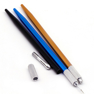 Portaagujas Manual Redondo Delgado R3 5, Herramienta de Sombreado para Microblading PMU, para Tatuaje de Cejas - Product Image 4