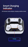 Vente en gros OEM Logo Design Dual Controllers Station de charge pour accessoires PS5 Support de station de chargement