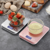 Balance de cuisine numérique professionnelle pour la maison, balance alimentaire électronique en acier inoxydable, outils de mesure de poids, g/kg/lb/oz/ml