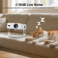 Mini projecteur portable Touyinger L9W Ultra 2+8 Go FHD 1080P, faisceau lumineux de poche, projecteur intelligent 4K pour films et home cinéma