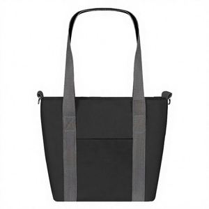 Sac fourre-tout personnalisé pour femme, style urbain, grande capacité, vintage, effet vieilli, sac à bandoulière avec cordon de serrage et œillets - Product Image 2