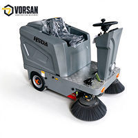 Balayeuse de voirie personnalisable OEM ODM, électrique, autoportée, pour nettoyage industriel des sols, 650W, fabriquée en Chine