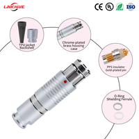 Connecteur circulaire personnalisé à 2-27 broches, fiche TN, IP68, contacts plaqués or, pour la ferroviaire, compatible avec la série Fischer F S