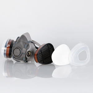 Organic Steam <strong>Gas</strong> Protective Half <strong>Mask</strong> Half Face Respirator with Silicone and Cotton Material Dust <strong>Gas</strong> Reusable Half Face <strong>Mask</strong> - Product Image 2