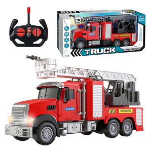 Camión de Bomberos de Juguete con Control Remoto 1:12, Vehículo de Rescate, Coches de Emergencia Urbanos, Camión de Bomberos de Juguete con Luces - Product Image 1