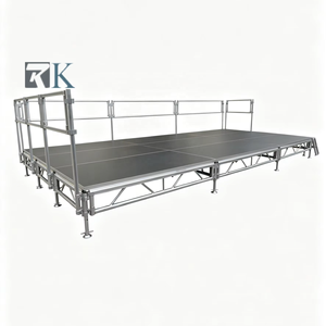 Aluminum Alloy Stage for Weddings and Events Simple Mobile Stage for Exhibitions and <b>Shows</b> - Product Image 1
