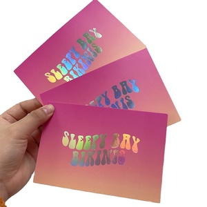 Cartes de remerciement personnalisées en offset, cartes de visite de luxe en gros avec dorure, invitations de mariage et de fête, cartes en papier couché avec logo personnalisé - Product Image 1