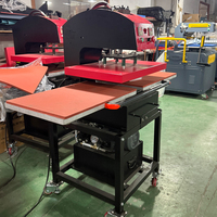 Nouvelle Presse à Chaud Semi-Automatique Pneumatique à Double Station Grand Format 40*60cm pour Impression de T-shirts - Offre Spéciale
