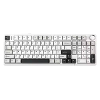 Nouveau clavier mécanique ergonomique en plastique AULA F99 PRO avec rétroéclairage RVB, touches personnalisables, pour jeux, saisie, bureau, usage domestique, ordinateur de bureau