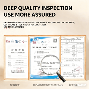 พัดลมระบายอากาศแบบแกน CBF ป้องกันการระเบิด, พัดลมอุตสาหกรรมแบบท่อ, พัดลมดูดอากาศแบบเงียบ, พัดลมระบายอากาศแบบท่อ, กำลังแรง, 220 โวลต์ - Product Image 6