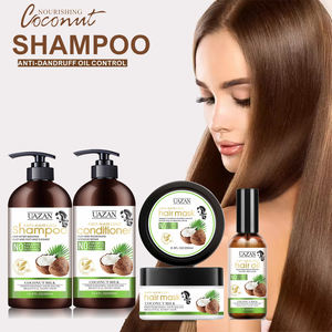 OEM/ODM aceite para el cabello de extracto de coco de queratina orgánica refrescante, Champú hidratante y suavizante de control de aceite anticaspa Natural - Product Image 2