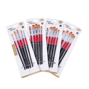À <span class=keywords><strong>L</strong></span>'huile Brosse 5 pièces/ensemble En Nylon Cheveux Artistique Aquarelle Peinture Brosse Ensemble - Product Image 6