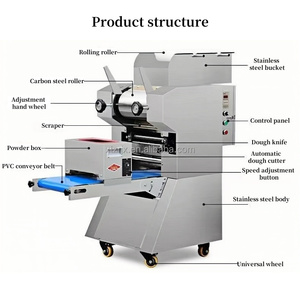 Machine de découpe de <span class=keywords><strong>pâtes</strong></span> de nouilles rondes plates de grande capacité électrique/Machine <span class=keywords><strong>à</strong></span> fabriquer <span class=keywords><strong>des</strong></span> <span class=keywords><strong>pâtes</strong></span> ramen nouilles spaghetti - Product Image 5