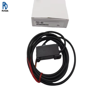 เซ็นเซอร์สวิตช์ตรวจจับระยะใกล้คุณภาพสูง FS2-60 Keyence FS2-60P แบบสายเคเบิล พร้อมตัวขยายสัญญาณไฟเบอร์ออปติก และตัวปรับ 8 ระดับ สำหรับ Fa - Product Image 1