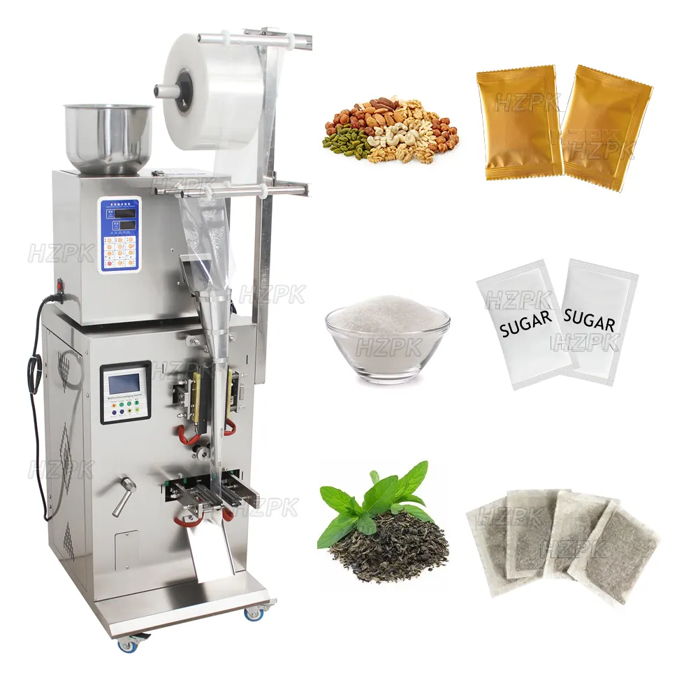 HZPK 3 Side Wenzhou Rice Automatic Small Tea Bag Seed Packaging Packing Machine