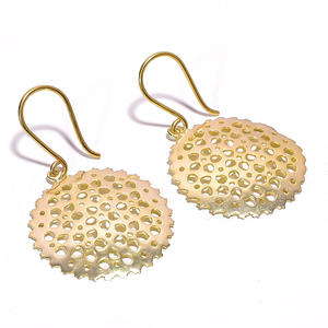 Joyería de latón de moda para mujer, joyería de latón chapada en oro de alta calidad, proveedor de joyería de latón chapada en oro de 18K, joyería antigua - Product Image 4