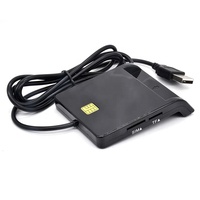 Lecteur de carte à puce USB CAC, Support SD TF SIM