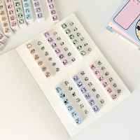 Tampon personnalisé avec logo, six boutons, tampon rond personnalisé, tampon en plastique et caoutchouc pour le bureau, tampon décoratif pour enfants